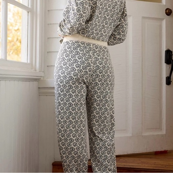 Anthropologie Thermal Waffle-Knit PJ Pajama Loungewear Set - Picture 12 of 13